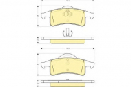 Комплект тормозных колодок GIRLING 6141272