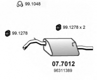 Амортизатор ASSO 07.7012