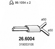Амортизатор ASSO 26.6004