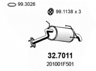 Амортизатор ASSO 32.7011