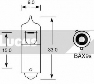 Лампа накаливания LUCAS ELECTRICAL LLB434