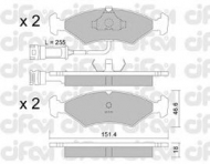 Комплект тормозных колодок CIFAM 822-029-1