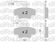 Комплект тормозных колодок CIFAM 822-032-1