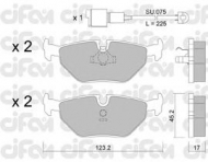 Комплект тормозных колодок CIFAM 822-125-0K