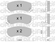 Комплект тормозных колодок CIFAM 822-230-1