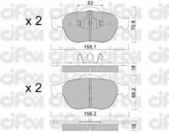 Комплект тормозных колодок CIFAM 822-336-0