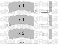 Комплект тормозных колодок CIFAM 822-408-0