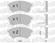 Комплект тормозных колодок CIFAM 822-411-0