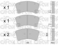 Комплект тормозных колодок CIFAM 822-476-0