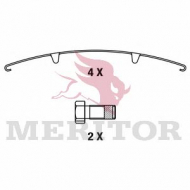 Комплект тормозных колодок MERITOR MDP3137K