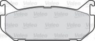 Комплект тормозных колодок VALEO 598290