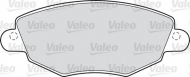 Комплект тормозных колодок VALEO 598433