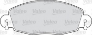 Комплект тормозных колодок VALEO 598432