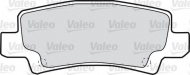 Комплект тормозных колодок VALEO 598680