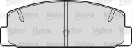 Комплект тормозных колодок VALEO 598780