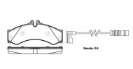 Комплект тормозных колодок WOKING P7143.12