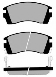 Комплект тормозных колодок Brake ENGINEERING PA1008