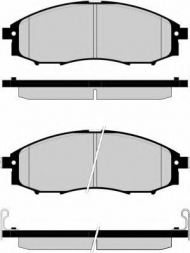Комплект тормозных колодок Brake ENGINEERING PA1590