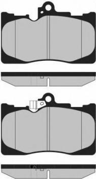Комплект тормозных колодок Brake ENGINEERING PA1723