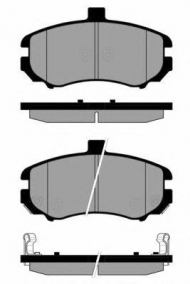 Комплект тормозных колодок Brake ENGINEERING PA1849