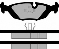 Комплект тормозных колодок Brake ENGINEERING PA393