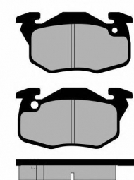 Комплект тормозных колодок Brake ENGINEERING PA437