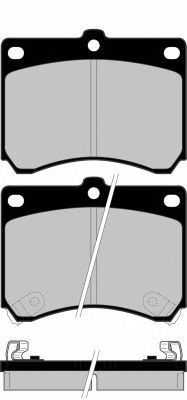 Комплект тормозных колодок Brake ENGINEERING PA765