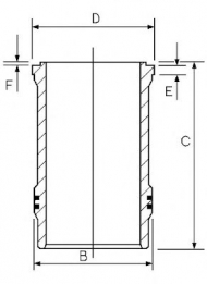 Втулка GOETZE ENGINE 15-480090-00