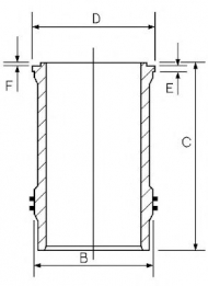 Втулка GOETZE ENGINE 14-374990-00