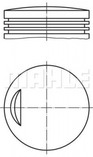 Поршень PERFECT CIRCLE 56 05828 0