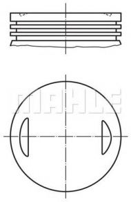 Поршень PERFECT CIRCLE 56 06098 0