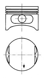 Поршень KOLBENSCHMIDT 90028601