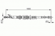 Трос BOSCH 1 987 477 411