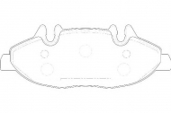 Комплект тормозных колодок WAGNER WBP24007A