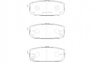 Комплект тормозных колодок WAGNER WBP24058A