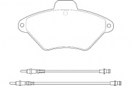 Комплект тормозных колодок WAGNER WBP21632A