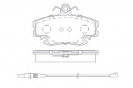 Комплект тормозных колодок KOSHIMO 1850.0058159