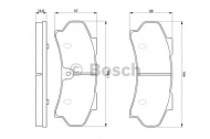 Комплект тормозных колодок BOSCH 0 986 424 045
