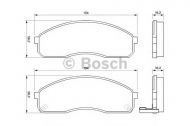 Комплект тормозных колодок BOSCH 0 986 424 714