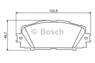 Комплект тормозных колодок BOSCH 0 986 494 198