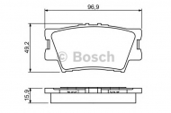 Комплект тормозных колодок BOSCH 0 986 494 346