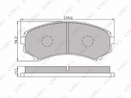 Комплект тормозных колодок LYNXauto BD-5506