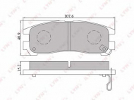 Комплект тормозных колодок LYNXauto BD-5508