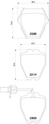 Комплект тормозных колодок HELLA PAGID 8DB 355 009-031