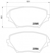 Комплект тормозных колодок HELLA PAGID 8DB 355 009-741