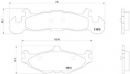 Комплект тормозных колодок HELLA PAGID 8DB 355 010-771