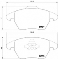 Комплект тормозных колодок HELLA PAGID 8DB 355 011-811