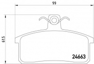 Комплект тормозных колодок HELLA PAGID 8DB 355 013-451