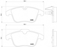 Комплект тормозных колодок HELLA PAGID 8DB 355 013-731