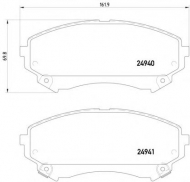 Комплект тормозных колодок HELLA PAGID 8DB 355 015-141